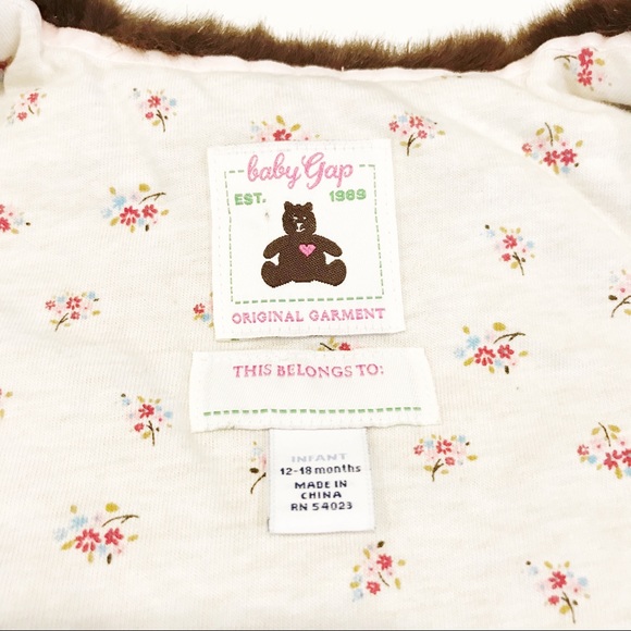 Brown Baby Gap Vest - Picture 3 of 3